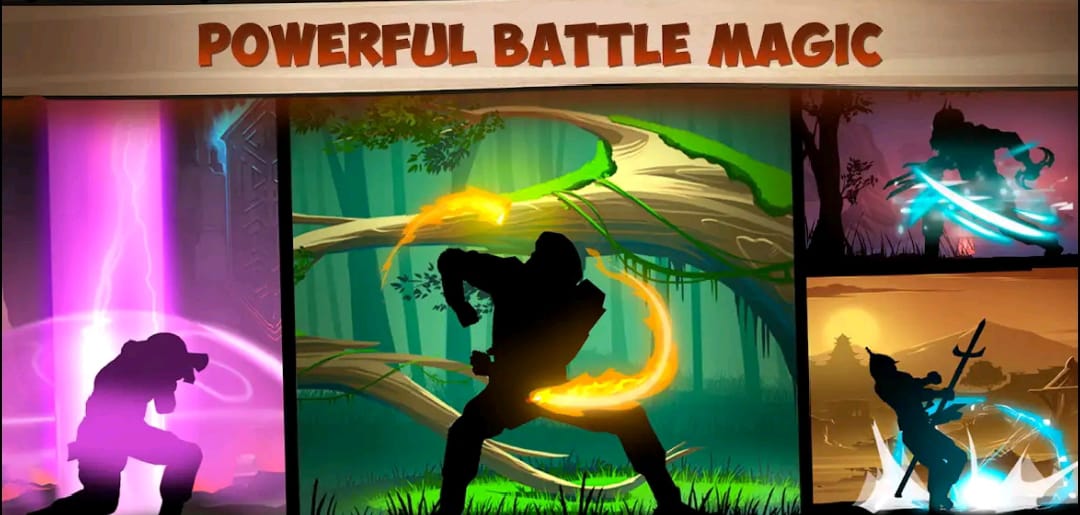 Powerful magic skills used in battle