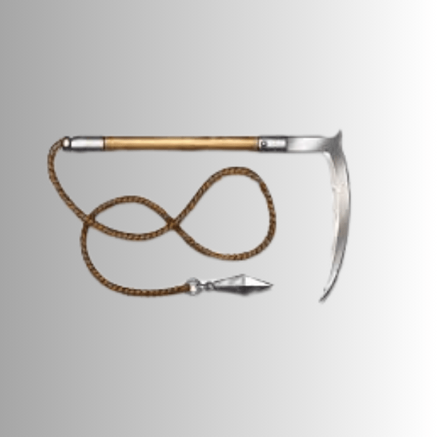Kusarigama weapon of Shadow Fight 2