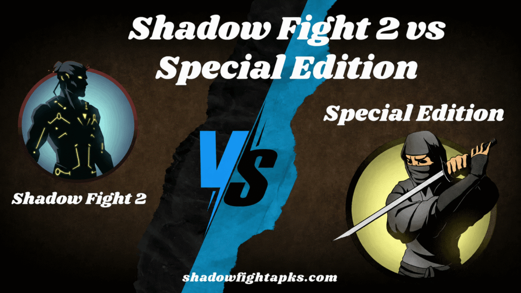 Shadow Fight 2 Special Edition 4 Shadow Fight 2 vs Special Edition gameplay and graphics comparison